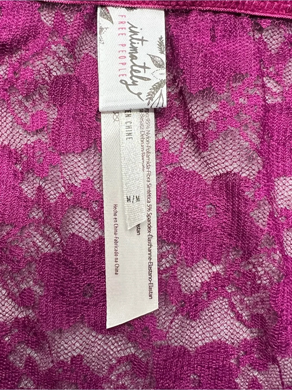 NWT Free people pink cheeky panty size medium